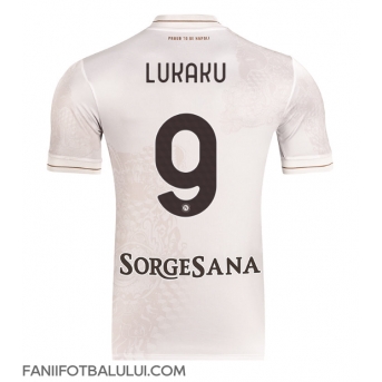 SSC Napoli Romelu Lukaku #9 Tricou Fotbal Replică 2025-26 Barbati Deplasare